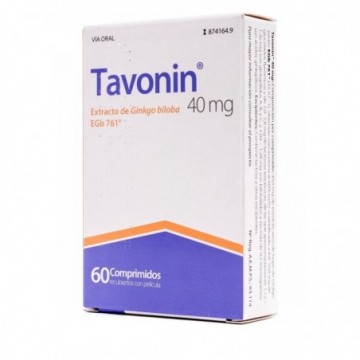 TAVONIN  40 MG COMPRIMIDOS...