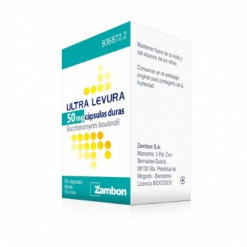 Ultra Levura 50 Mg 50 Cápsulas