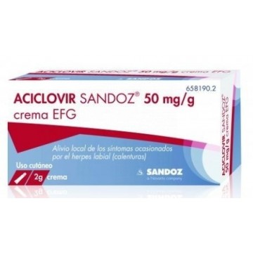 Aciclovir Sandoz 50 Mg-g...