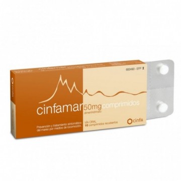 Cinfamar 50 Mg 10...