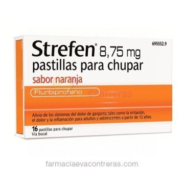 STREFEN 8,75 MG PASTILLAS...