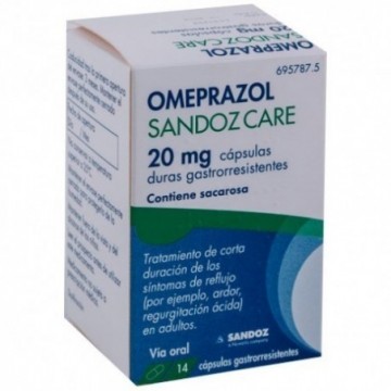 OMEPRAZOL SANDOZ CARE 20 MG...