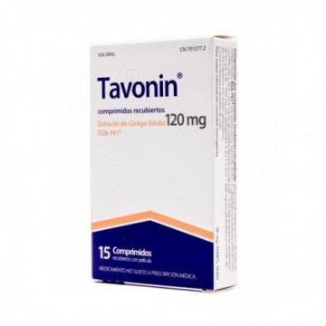 TAVONIN 120 MG COMPRIMIDOS...